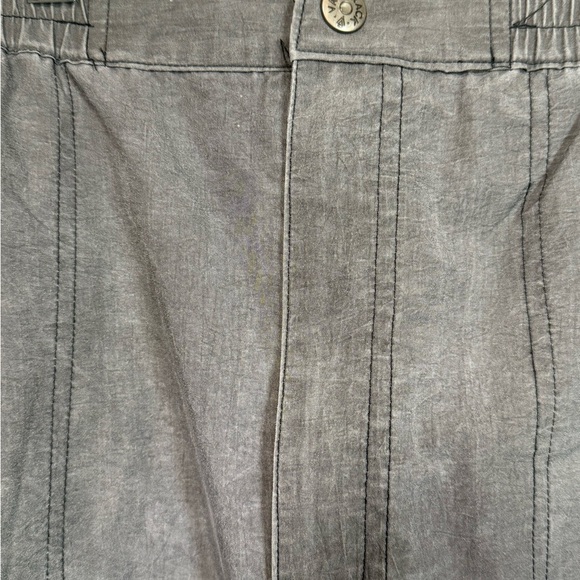 VANGRACK Men’s Swoosh Pants Hip Hop Nylon Windbreaker Green Size XL - Picture 3 of 9